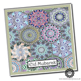 EGC013D Eid Mubarak Silver Foil