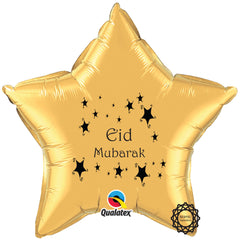 EGCGLD Eid Mubarak Foil Balloon Gold