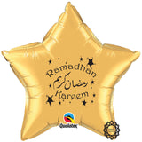 RMZGLD Ramadhan Kareem Foil Balloon Gold