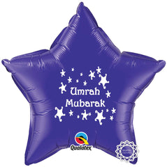 UMRPURPLE Umrah Mubarak Foil Balloon