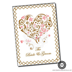 WWC010 Gold Blossom Heart