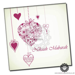 WWC022 Hot Pink Nikaah Mubarak