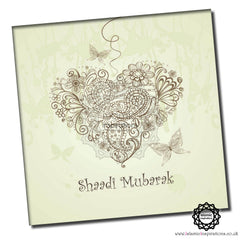 WWC029 Vintage Butterflies Shaadi Mubarak